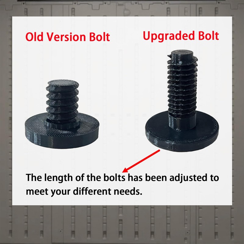 SPANSEE 12 PCS Long Bolts Compatible with Suncast Storage Sheds,