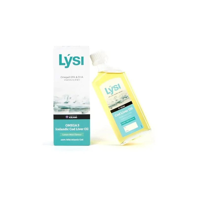 Aceite De Hígado De Bacalao Lysi Omega 3 Limón Menta