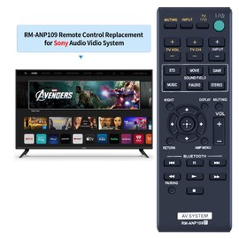 RM-ANP109 New Replacement Remote Control for Sony AV System SA-CT260 SA-CT260H SA-WCT260H, Home Theater Sound HT-CT260 HT-CT260C HT-CT260W HT-CT260 HT-CT260C HT-CT260H HT-CT260HP