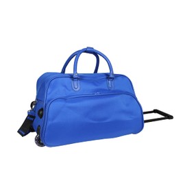 World Traveler 21-Inch Carry-On Rolling Duffel Bag, Royal Blue