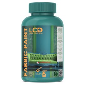 Carbusonic Fabric Paint - Dyes Fabric - Restore or Change Colour of Sofas Lampshades Blinds (Teal)