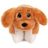 BRUBAKER Cuddly Toy Cushion Dog - 2-in-1 Plush Toy and