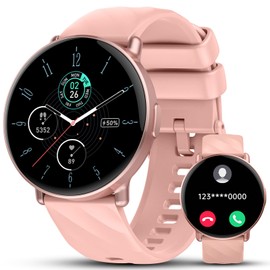 Smart Watches for Men Women, 1.39"HD Touch Screen Smartwatch with Bluetooth Calls and Dialing Function, 112+ Sports Modes Fitness Tracker with USB-C Fast Charging, Smartwatch for Android iOS. RoseGold