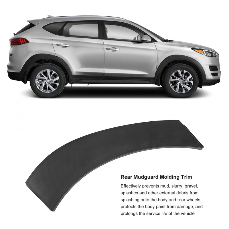Rear Mudguard Molding Trim Protective Rugged Rear Mudguard Wheel Molding