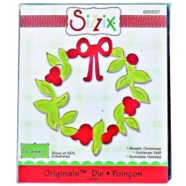 Sizzix Christmas Wreath Sizzix Originals Die 655537 NEW!