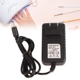Adaptador Universal, Convertidores de Energí, A 24V 1A Adaptador de CC Cargador, Inversor de Corriente Portátil Compatible EstáNdar Taladro de uñAs Pulidor de uñAs LáMpara de uñAs LED Reemplazo