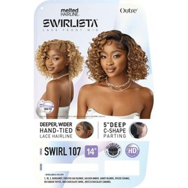 Outre Lace Front Wig - Melted Hairline - Swirlista - Swirl 107 (GOLDEN AMBER)