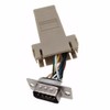 Willwewon 10PCS DB9 Male to RJ45 Modular Adapter, 9 Pin