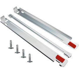 KSTK1 27-inch Laundry Stacking Kit Replacement for LG Washer & Dryer - Solid Metal with Chrome Coated by Funmit