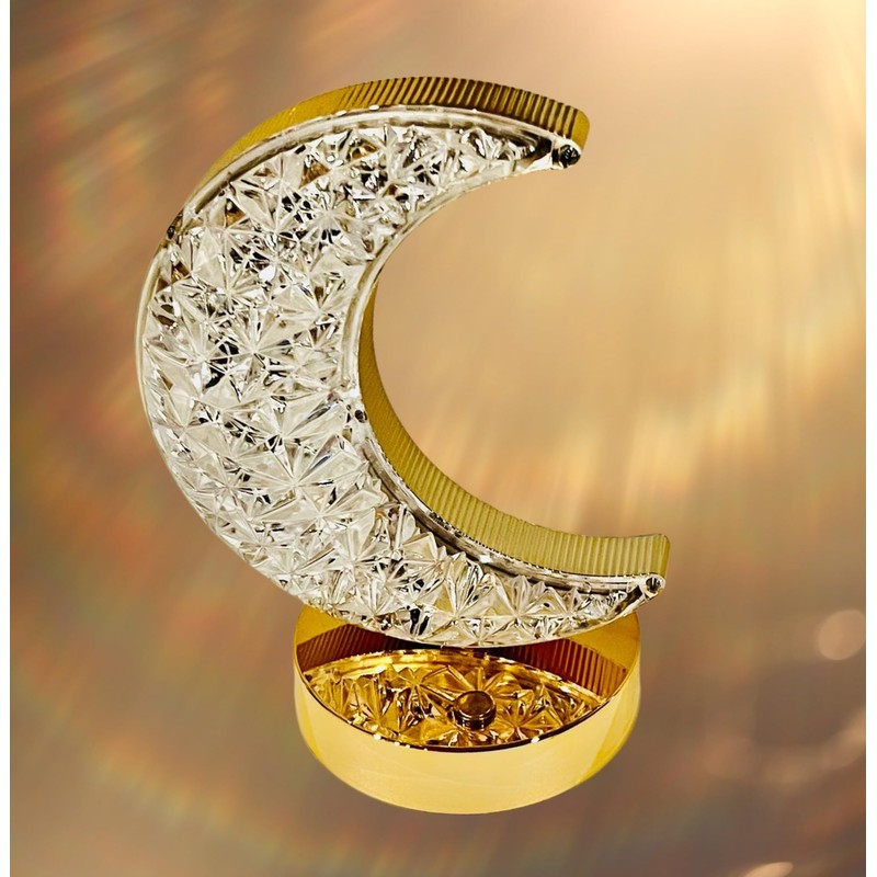 Ramadan Mubarak Table Decorations Moon Star Crescent LED Lamps Muslim
