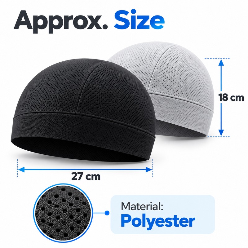 Cooling Skull Cap for Cycling & Running – Breathable Quick-Dry