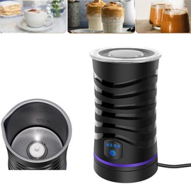 Milk Frother and Steamer,Cold Foam Hot Chocolate Maker for Frothing and Heating Milk,14.5oz/430ml Electric Whisk,Electric Milk Frother for Latte,Hot Chocolate,Coffee