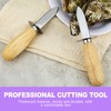 ZeriLion 4 Pack Oyster Shucking Knife Set Stainless Steel Oyster