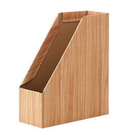 Sekisei WDS-8650-40 Box File A4 Vertical WOODS Style Brown