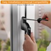 Neoteck 2PCS Inline Window Handle Universal Espag Key Locking Lockable