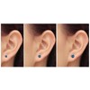Krstudent 3 Pairs Titanium Earrings Studs, Hypoallergenic Stud Earrings for