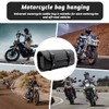 Universal Motorcycle Saddle Bag, Motorcycle Tool Bag, PU Leather Waterproof