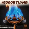 HZYUHMIG 41000 BTU 10 Jets Homemade Cast Iron Burner Assembly