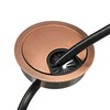 YOKIVE Zinc Alloy Wire Hole Cap Hole Cap Desk Wire