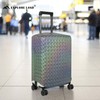 Luckiplus Spandex Suitcase Luggage Suitcase Cover Fits 18"-32" Luggage, Reflective
