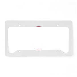 CafePress Japanese Flag License Plate Holder Aluminum License Plate Frame, License Tag Holder