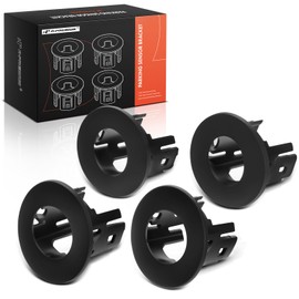 A-Premium 4-PC Rear Inner and Outer Parking Assist Sensor Retainer Bezels Compatible with Ford Models - F-250/F-350 Super Duty, 2020 2021 2022
