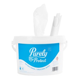 Blake & White PP5015 Purely Protect Antibacterial & Virucidal Wipes | Tub x 250