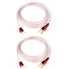 JORZOR 2 Pack Pin Type Plug to Banana Male Plug