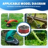 CHIHOLEN Pack of 4 Grass Trimmer Line Spool Compatible with