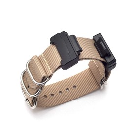 Shieranlee NATO Nylon Strap Watchband for Casio G-Shock GA-110 120 GA-400 GD-100 DW-5600 GLS-8900 Canvas Men Bracelet Band Black Adapters