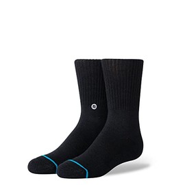 Stance Crew Icon St Kids Socks (Medium, Black)