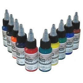 Airbrush Paint Com-Art Airbrush Colors Kit E - Transparent Primary - COM-8-100-5