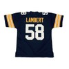 Jack Lambert Jersey Stitched Black Custom Football New No Brand/Logos