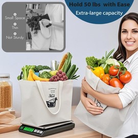 WeStar Sublimation Tote Bags Blanks,12 oz Heavy-Duty Polyester Canvas Tote Bag with Reinforced Zipper & Long Handles, Large Reusable Grocery Bag Ideal for DIY/Travel/Gym/Business Branding(5 Pcs)