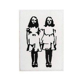 Cute-Patch The Shining Grady Twins Horror Movie Embroidered Iron on sew on Patch