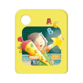 Galakto (Edel) - Laura's Star - Laura Comes to School, 1 Galakto Token - Yellow, Modern, Compact, Two Headphone Jacks for Shared Listening, 3.5mm Audio Jack