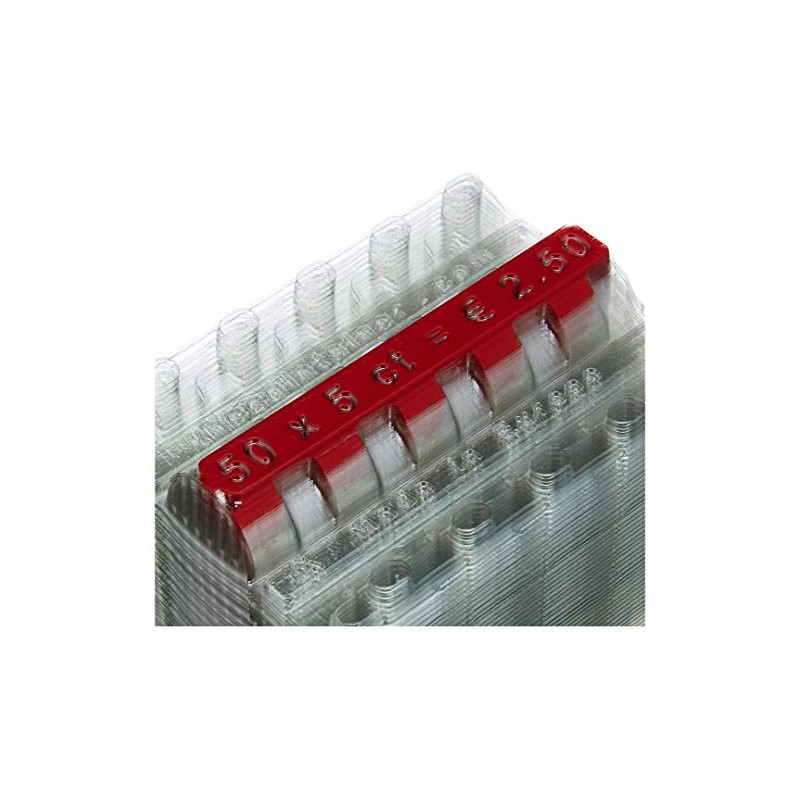 effektivo 10338 Plastic Coin Sleeves Set for All Euro Coin