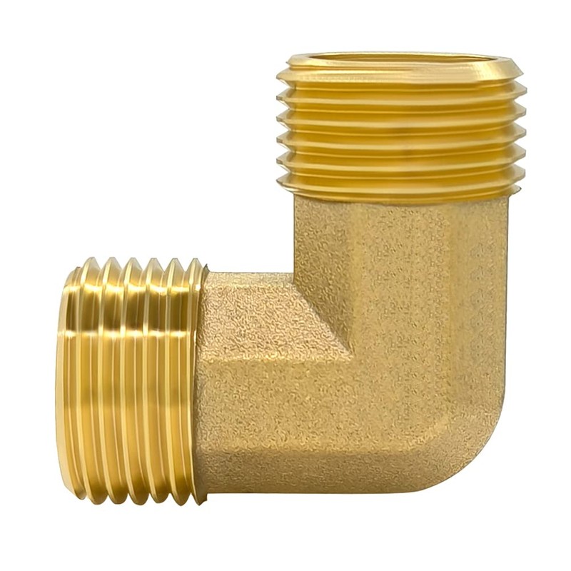 Hooshing 2PCS 3/4" GHT Male to Male Garden Hose Elbow