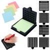 5 Pcs Sticky Note Stencil Templates with 1 Pcs Sticker