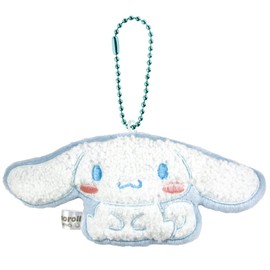 Tees Factory SR-5541383CR Sanrio Fluffy Mascot Cinnamoroll, H 2.3 x W 5.2 x D 1.0 inches (5.8 x 13.1 x 2.5 cm)