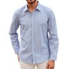 Lion Nardo Mens Button Down Shirts Casual Long Sleeve Wrinkle