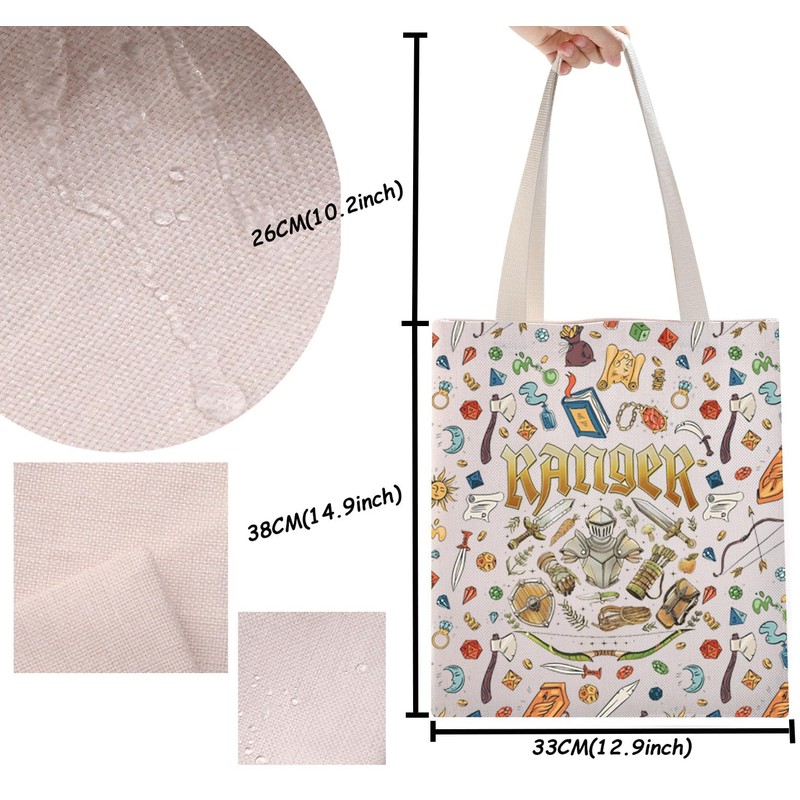 TSOTMO DD Game Merch Castle Warrior Tote Bag for Game