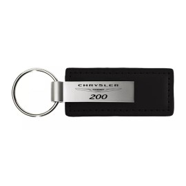 Chrysler 200 Leather Keychain (Black)
