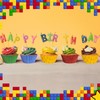 Mimorou Reallnaive 400 Pcs Building Blocks Birthday Party Supplies Cupcake