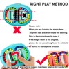 Rotating Magic Bean Cube Toy,Handheld Spinning Magic Beans Jigsaw Puzzle