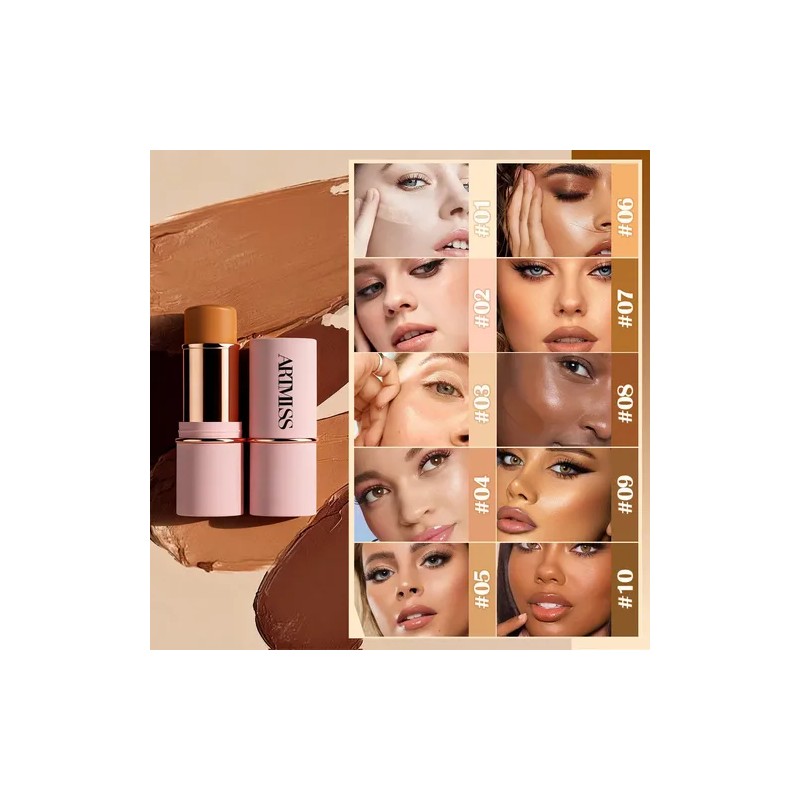 Artmiss Corrector En Barra Cobertura Alta Con Efecto Natural Tono