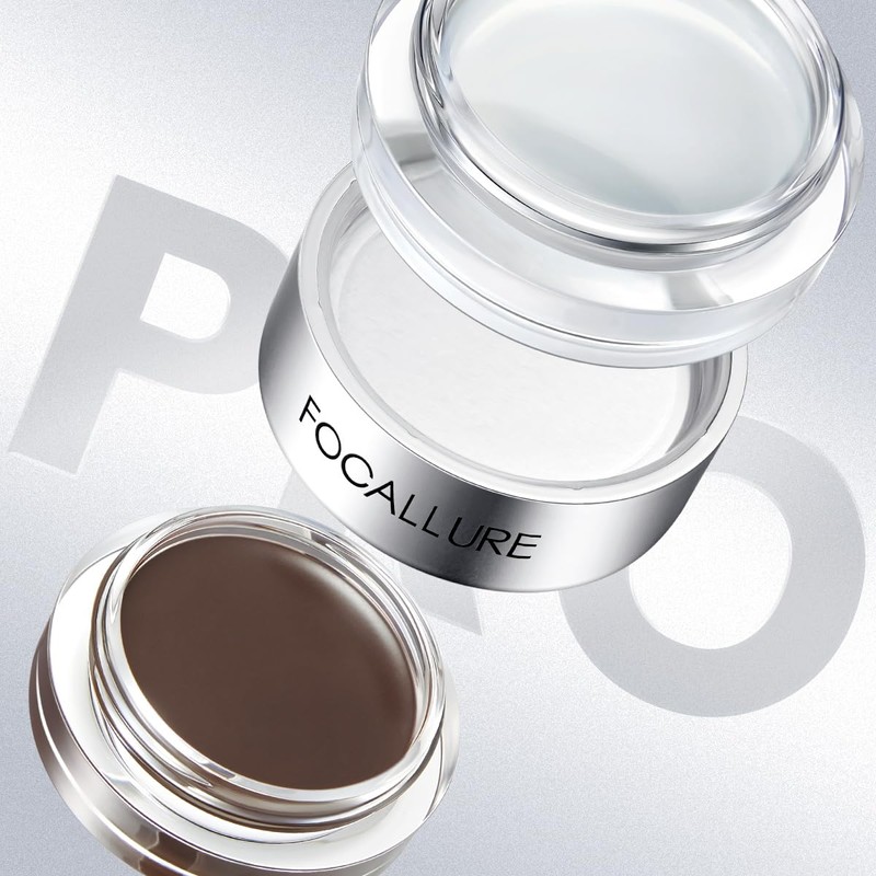 Eyebrow Pomade, Waterproof 16HR, Vegan (BR01 Coffee Brown)