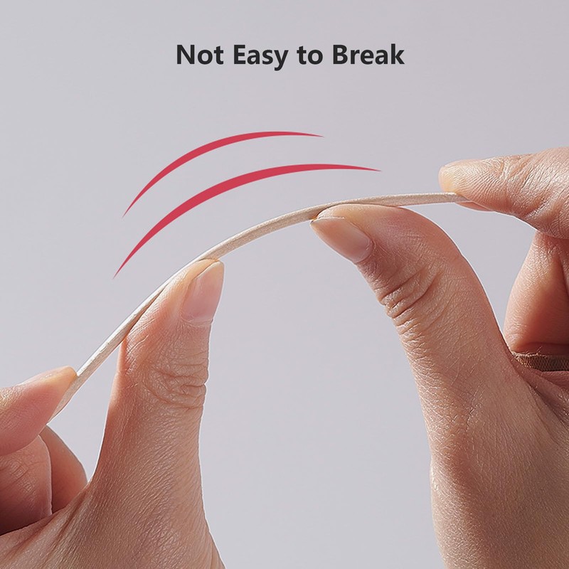 800PCS Pointed Cotton Swabs,4 inch Microblading Cotton Swab with Wooden