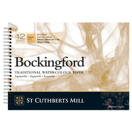 Bockingford 300gsm Spiral Pad 14" x 10" (360 x 260mm) Rough