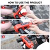 Motorcycle Lock, Universal Motorcycle Handlebar Lock with 2Pcs Keys and